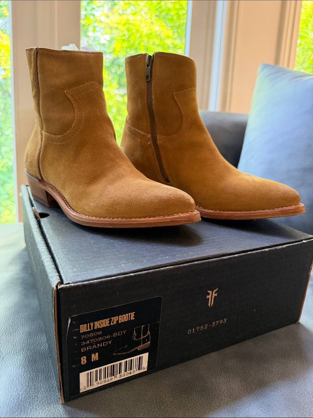 Frye Suede Boot in Brandy